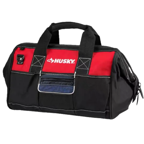 Husky tool bag 15 in. 8 Pocket Zippered Tool Bag